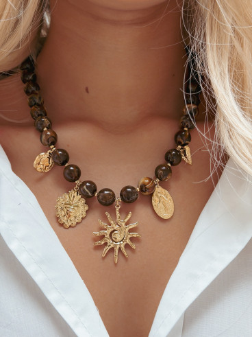 Collier Soléa - Chocolat Collier Soléa - Chocolat