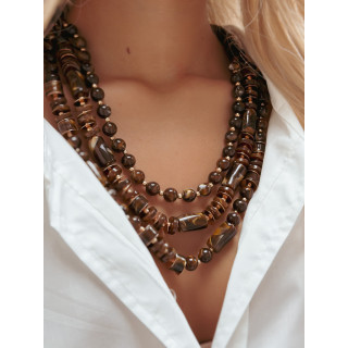 Collier Datura - Chocolat