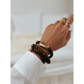 Bracelet Forsythia - Chocolat