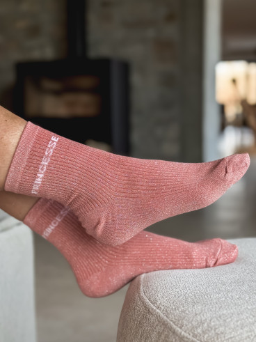 Chaussettes "Princesse" - Rose