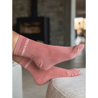 Chaussette "Princesse" - Rose