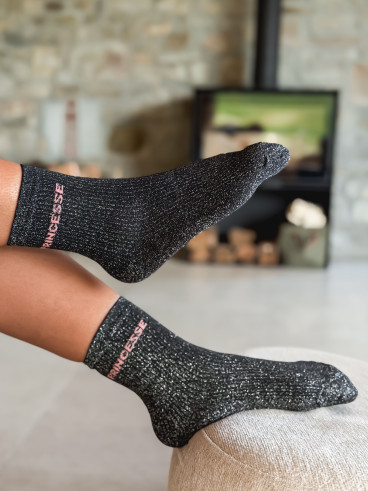 Chaussettes "Princesse" - Noir Chaussettes "Princesse" - Noir