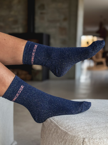 Chaussettes "Princesse" - Bleu Chaussettes "Princesse" - Bleu