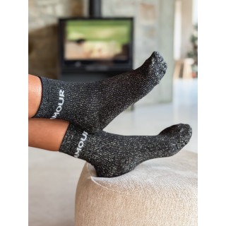 Chaussettes "Amour" - Noir