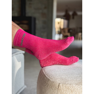 Chaussettes "Chaton" - Fuchsia