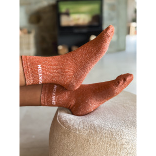 Chaussettes "Chaton" - Orange