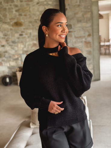 Pull Célénna - Noir Pull Célénna - Noir
