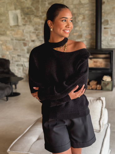 Pull Célénna - Noir Pull Célénna - Noir