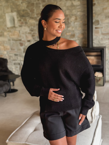 Pull Célénna - Noir Pull Célénna - Noir