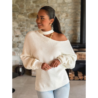 Pull Célénna - Blanc