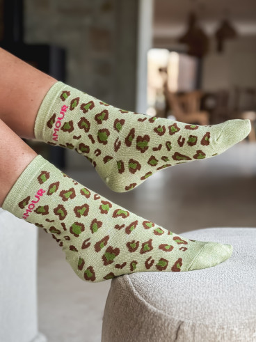 Chaussettes Amalia - Vert Chaussettes Amalia - Vert