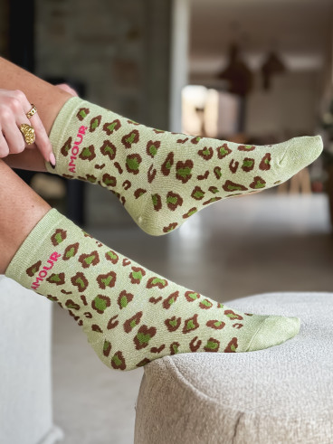 Chaussettes Amalia - Vert Chaussettes Amalia - Vert