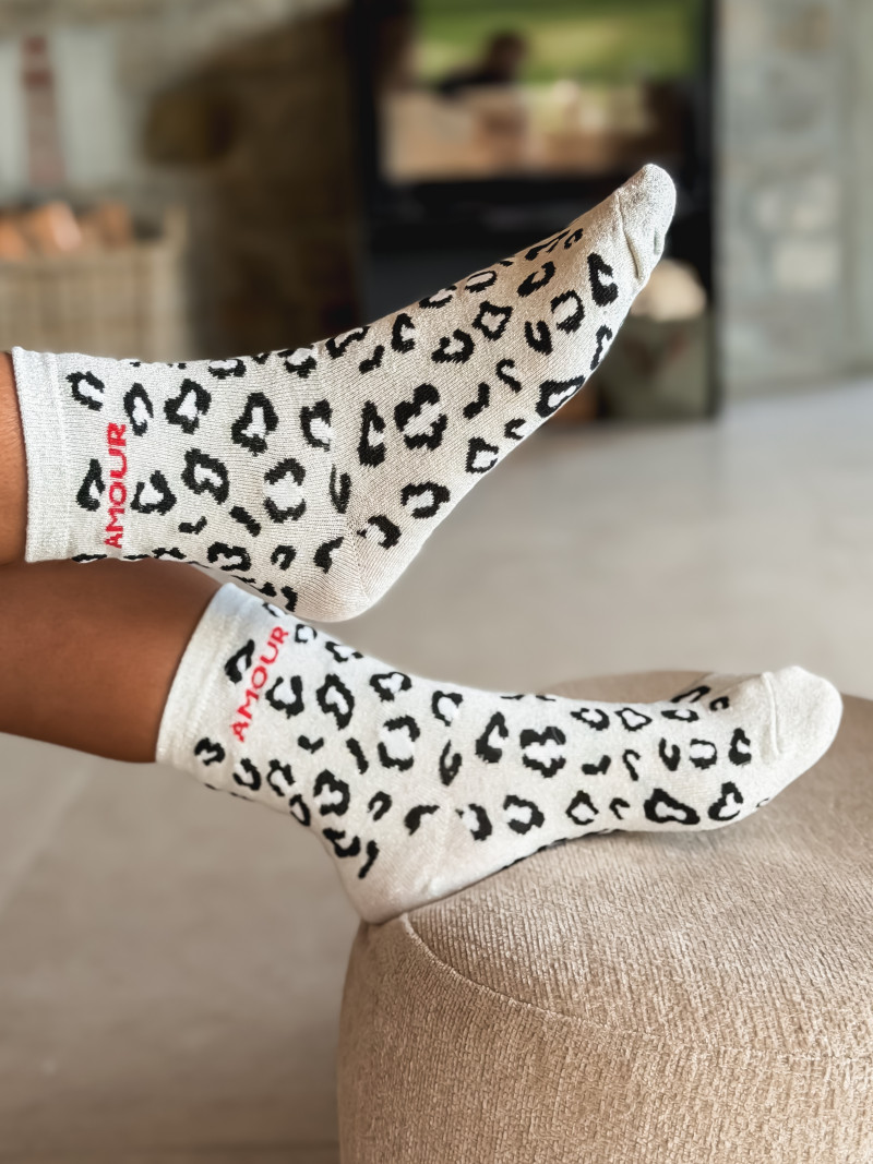 Chaussettes Amalia - Blanc Chaussettes Amalia - Blanc