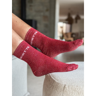 Chaussettes "Bichette" - Rouge