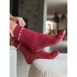 Chaussettes "Bichette" - Rouge