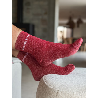 Chaussettes "Bichette" - Rouge