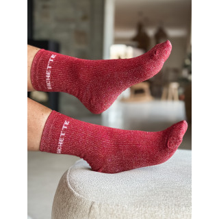 Chaussettes "Bichette" - Rouge