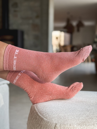 Chaussettes "Bichette" - Rose