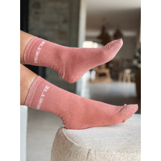 Chaussettes "Bichette" - Rose