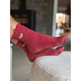 Chaussettes Henria - Rouge