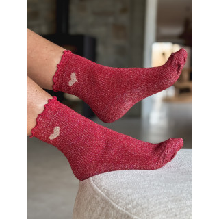 Chaussettes Henria - Rouge