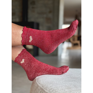 Chaussettes Henria - Rouge
