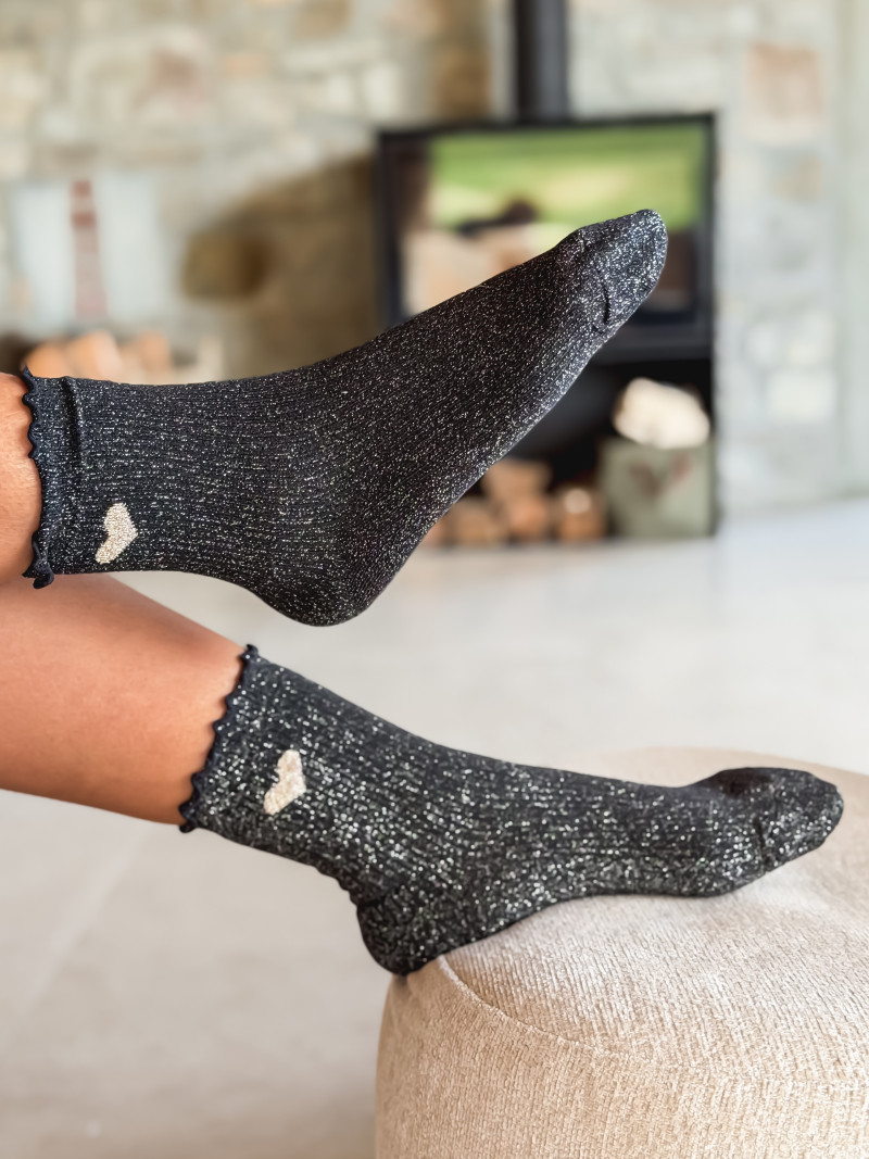 Chaussettes Henria - Noir Chaussettes Henria - Noir