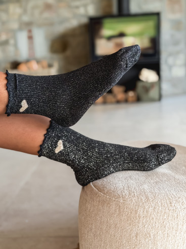 Chaussettes Henria - Noir Chaussettes Henria - Noir