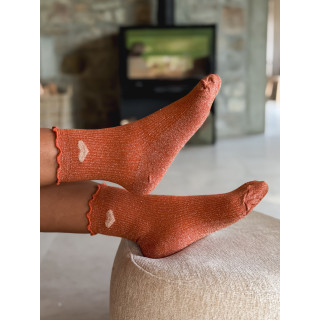 Chaussettes Henria - Terracotta