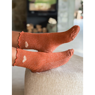 Chaussettes Henria - Terracotta