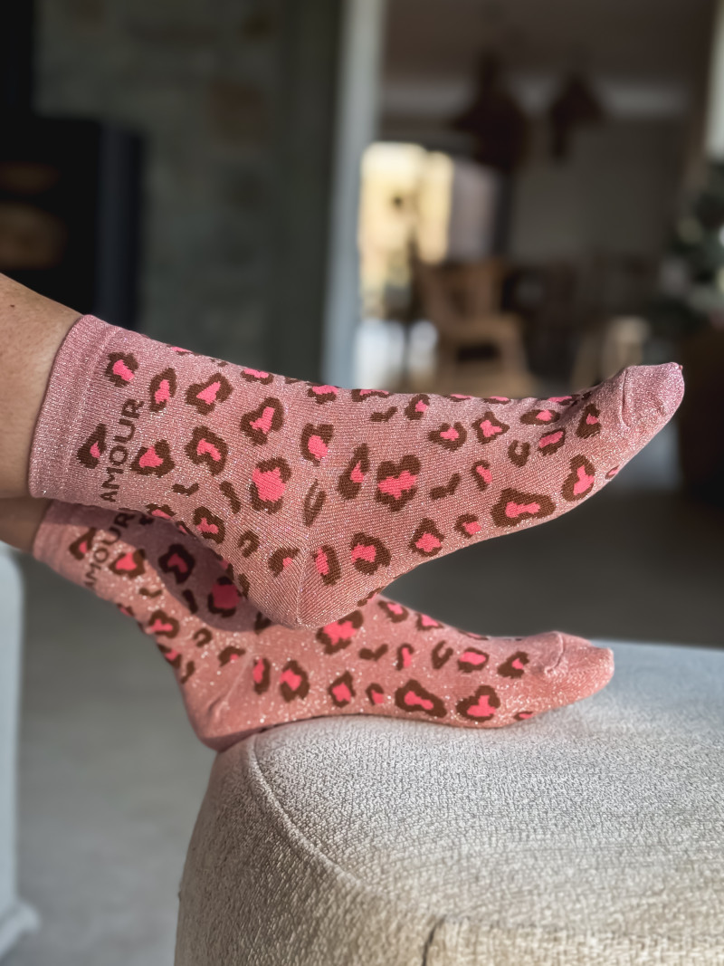 Chaussettes Amalia - Rose