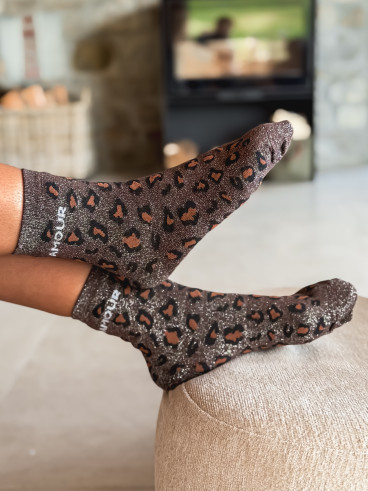 Chaussettes Amalia - Chocolat