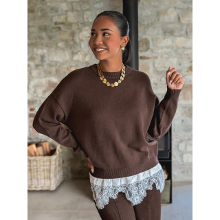 Pull Yora - Chocolat