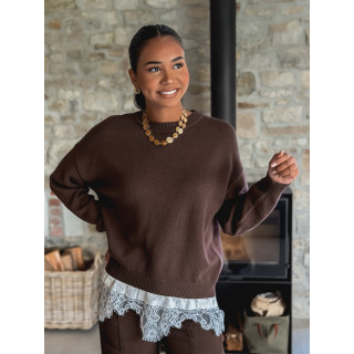 Pull Yora - Chocolat