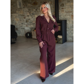 Combinaison pantalon Marla - Bordeaux