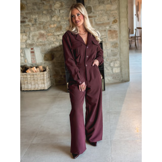 Combinaison pantalon Marla - Bordeaux