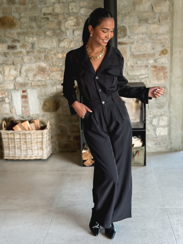 Combinaison pantalon Marla - Noir