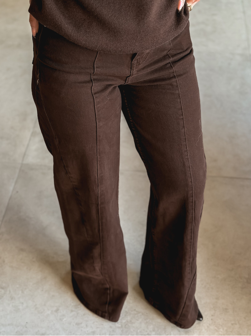 Jeans Laurenne - Chocolat Jeans Laurenne - Chocolat