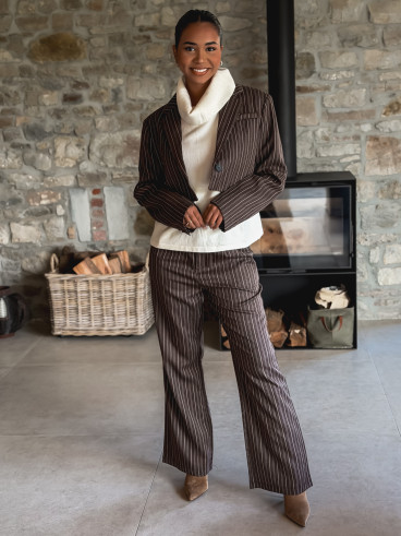 Pantalon Amélia - Chocolat