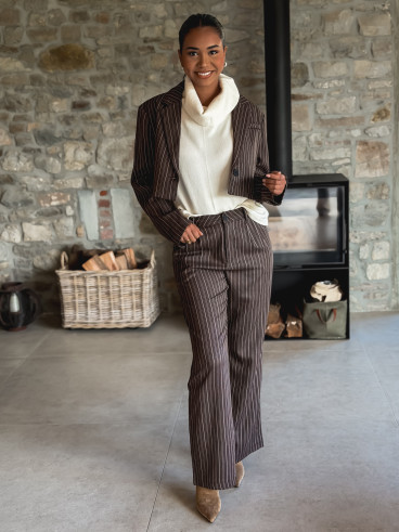 Pantalon Amélia - Chocolat Pantalon Amélia - Chocolat