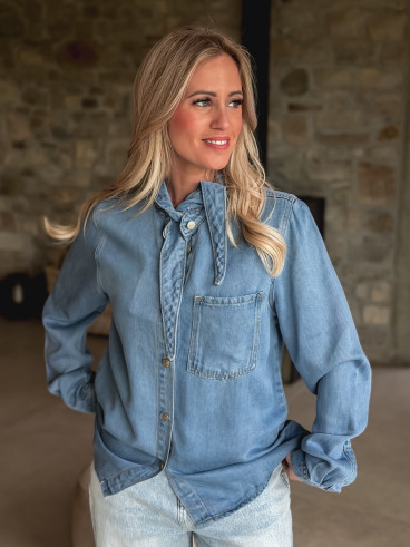 Chemise Cornélia - Bleu Chemise Cornélia - Bleu