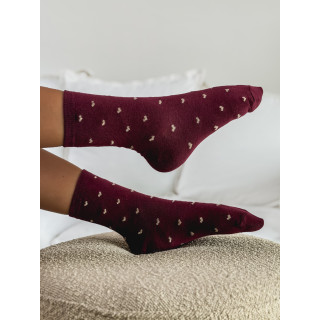 Chaussettes Alexiana - Bordeaux