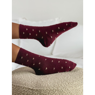 Chaussettes Alexiana - Bordeaux