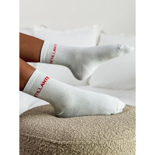 Chaussettes "Petillante" - Blanc