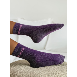 Chaussettes " Réveuse " - Violet