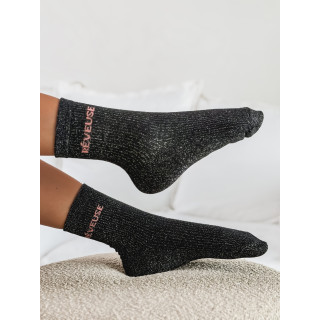 Chaussettes " Réveuse " - Noir
