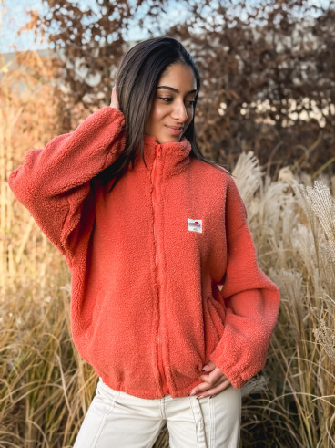 Gilet teddy Pinta - Orange