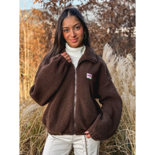 Gilet teddy Pinta - Chocolat