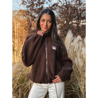 Gilet teddy Pinta - Chocolat