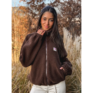 Gilet teddy Pinta - Chocolat